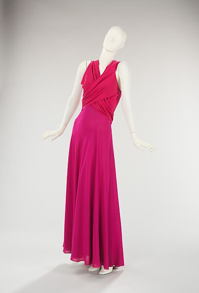 Evening ensemble, House of Vionnet (French, active 1912–14; 1918–39), silk, French