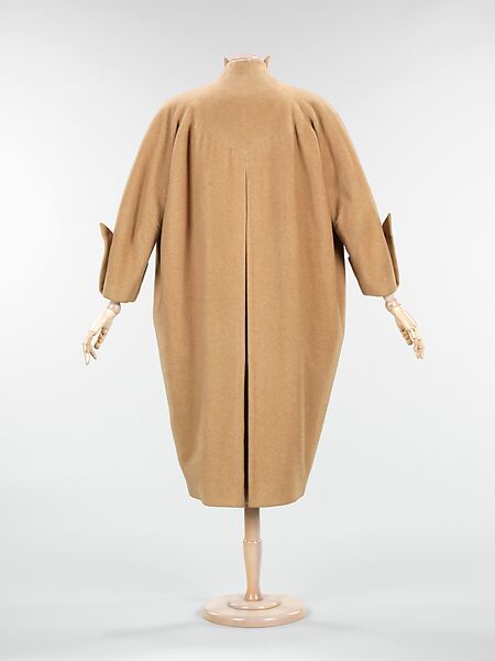 Coat, Charles James (American, born Great Britain, 1906–1978), wool, American