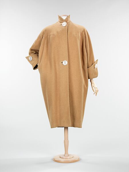 Coat, Charles James (American, born Great Britain, 1906–1978), wool, American 