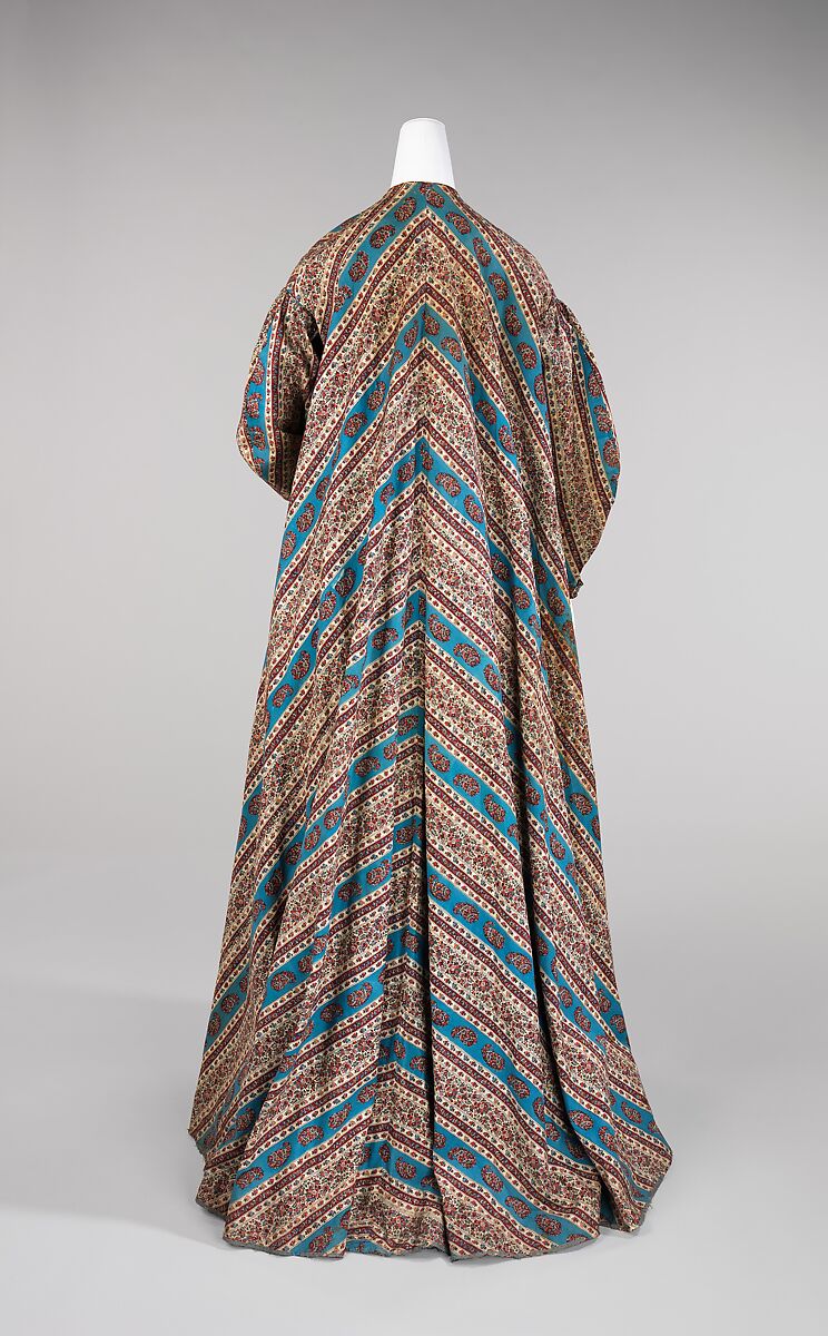 Dressing gown, cotton, American