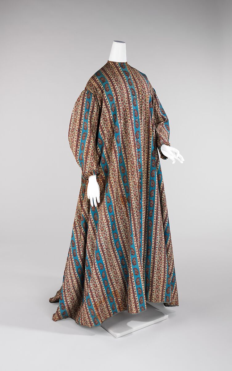 Dressing gown, cotton, American 