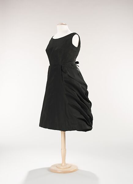Cocktail dress, Jean Dessès (French (born Egypt), Alexandria 1904–1970 Athens), silk, French 