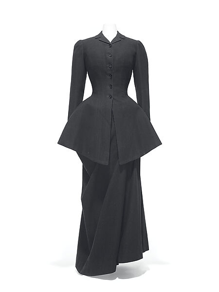 Riding habit, J.G. Müller, wool, American