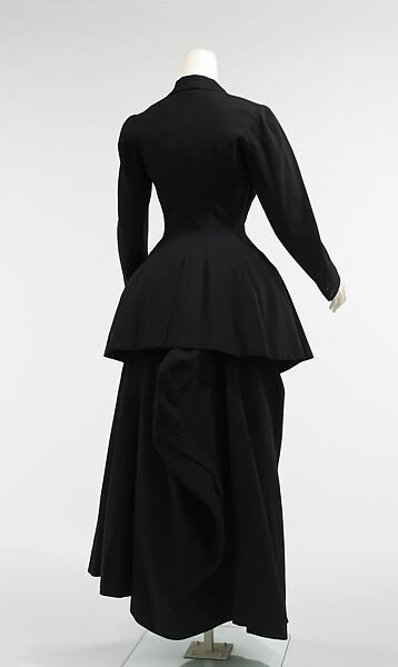 Riding habit, J.G. Müller, wool, American