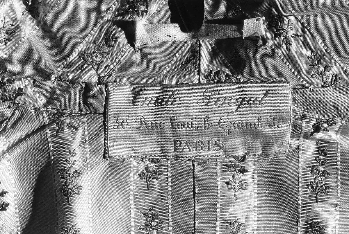 Evening cloak, Maison Pingat (French), silk, metal, French