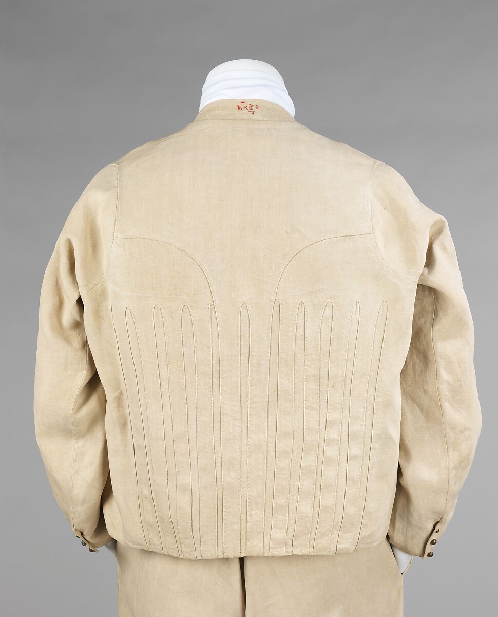 Suit, linen, British