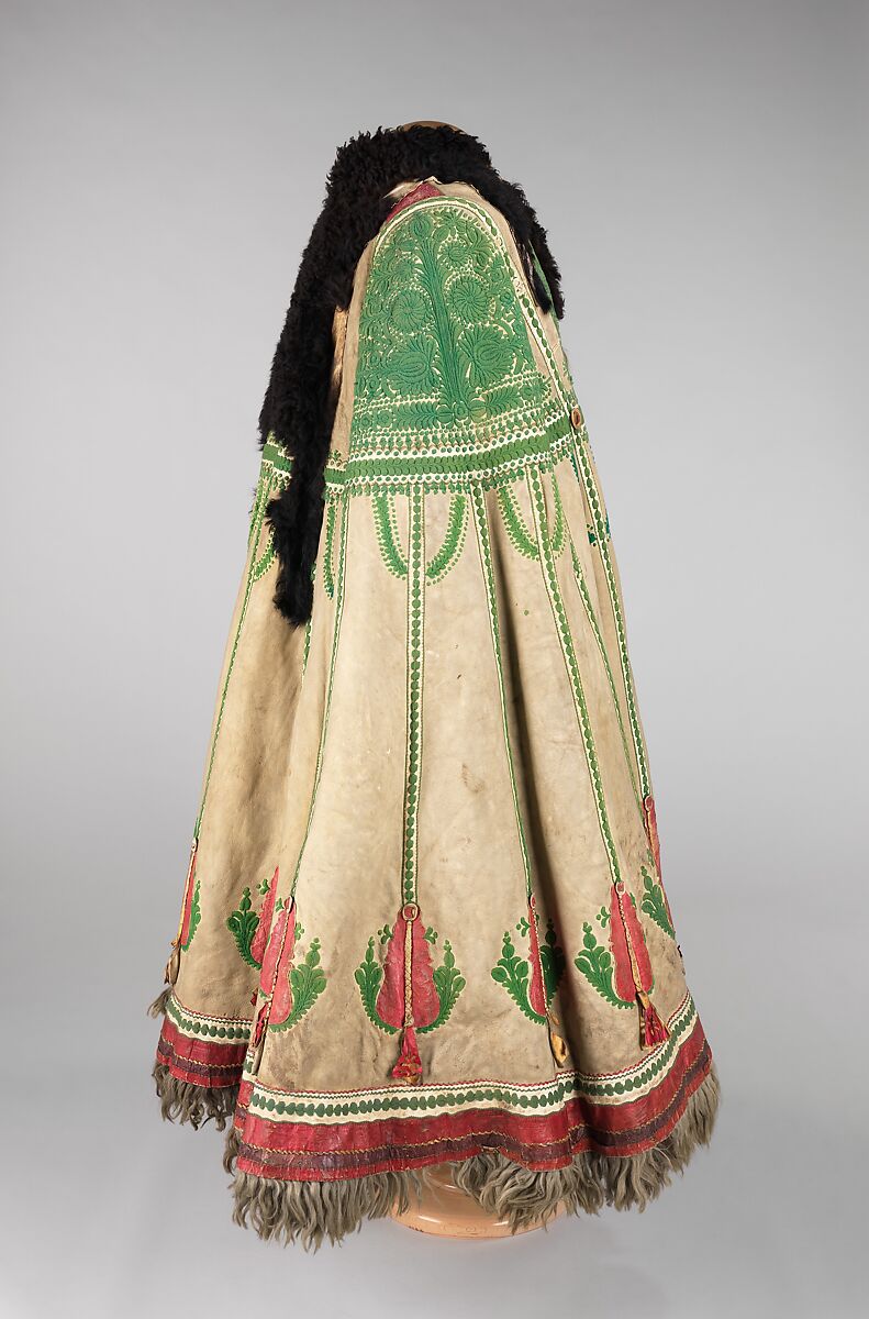 Cape, leather, wool, Hungarian