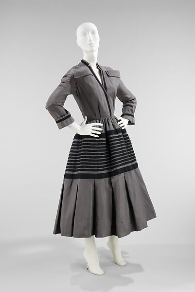 Dress, House of Dior (French, founded 1946), silk, wool, American 