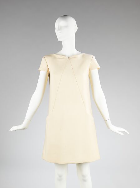 Dress, André Courrèges (French, Pau 1923–2016 Neuilly-sur-Seine), wool, French 