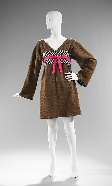"Kabuki Dress", Rudi Gernreich (American (born Austria), Vienna 1922–1985 Los Angeles, California), wool, American 