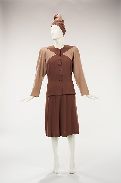 Ensemble, Valentina (American, born Kyiv 1899–1989), wool, American 