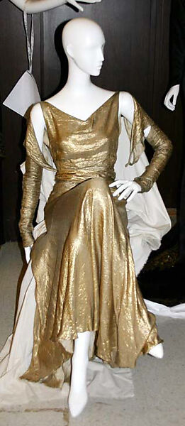 Evening dress, Jessie Franklin Turner (American, 1923–1943), metal, American