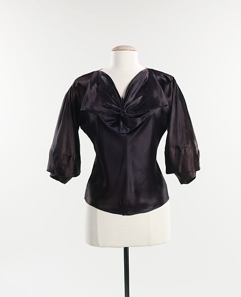 Evening blouse, Madeleine Vionnet (French, Chilleurs-aux-Bois 1876–1975 Paris), silk, French 