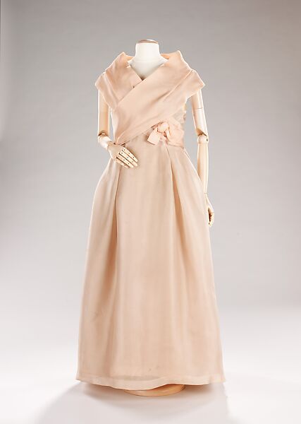 Evening dress, House of Dior (French, founded 1946), silk, French 