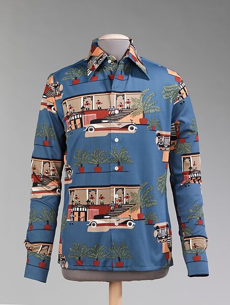 Shirt, Eagle Shirtmakers, Inc. (American, 1867–1991), synthetic, American 