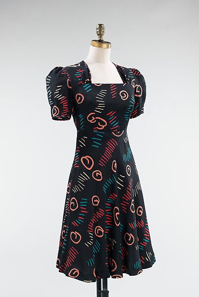 Dress, Roselle Davis, silk, American 