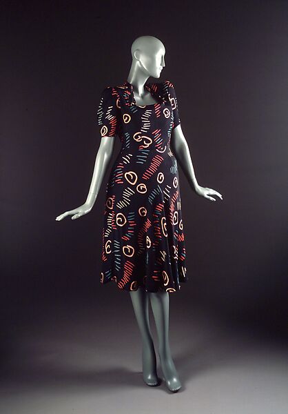 Dress, Roselle Davis, silk, American