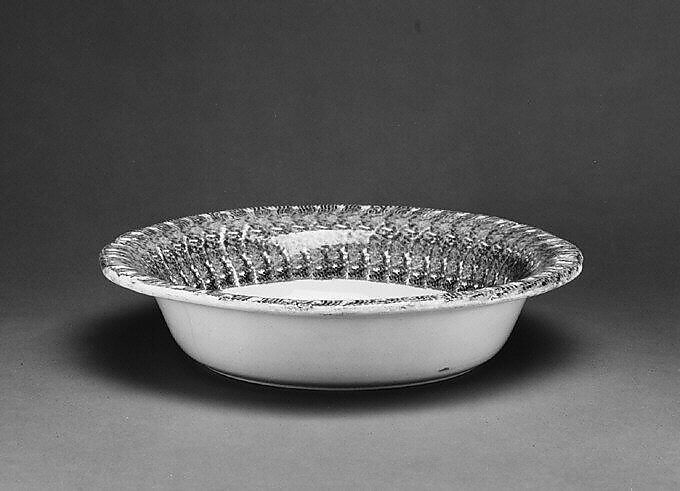 Dish, American Pottery Manufacturing Company (American, 1833–ca. 1854), Earthenware, American