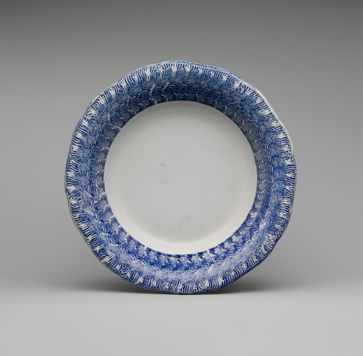 Dish, American Pottery Manufacturing Company (1833–ca. 1854), Earthenware, American 