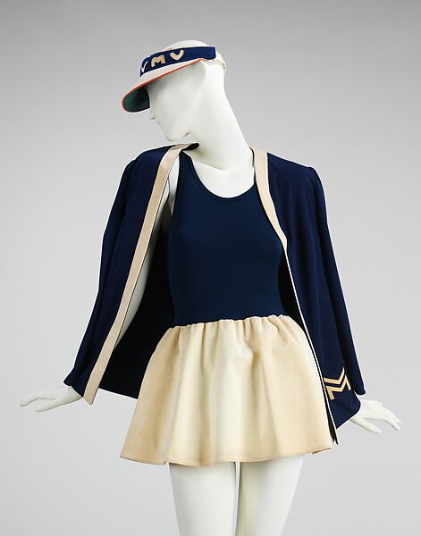 Tennis ensemble, Vera Maxwell (American, 1901–1995), synthetic, American 