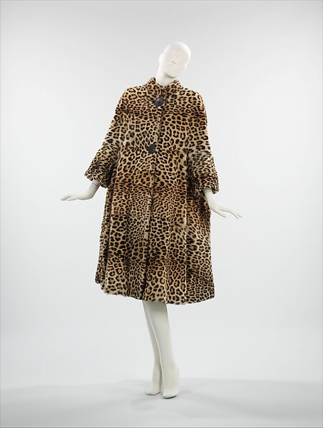 Coat, Pauline Trigère (American, born France, Paris 1908–2002 New York), fur, American 
