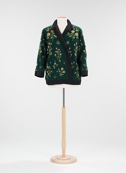 Jacket, Attributed to Paul Poiret (French, Paris 1879–1944 Paris), wool, cotton, French 
