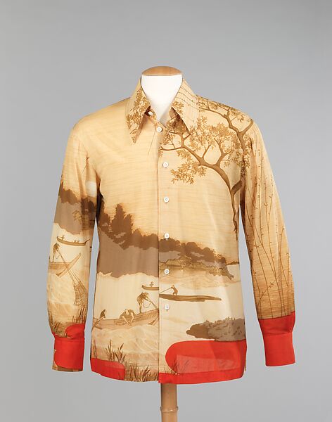 Shirt, Hanae Mori (French, 1977–2004), cotton, Japanese 