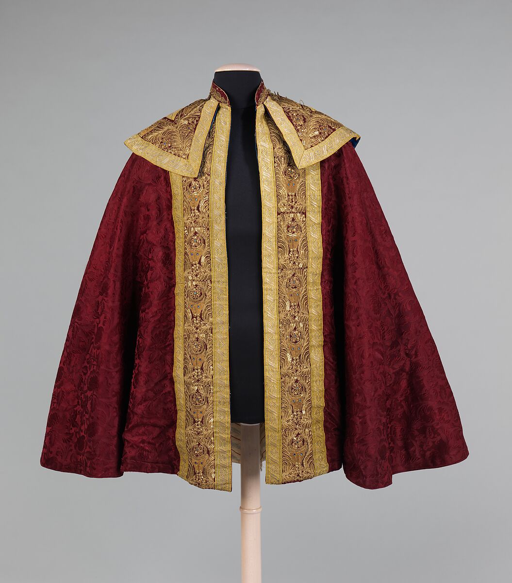 Toreador cape, Alejandro Velasco (Spanish), silk, metallic, glass, cotton, Spanish 