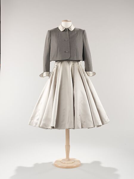 Cocktail ensemble, Norman Norell (American, Noblesville, Indiana 1900–1972 New York), silk, wool, American 