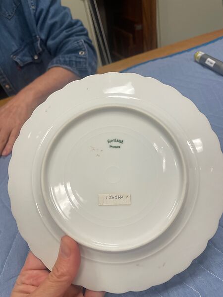 Plate, Unknown decorator, Porcelain