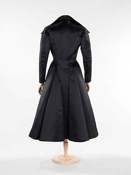 Coat, Charles James (American, born Great Britain, 1906–1978), silk, American