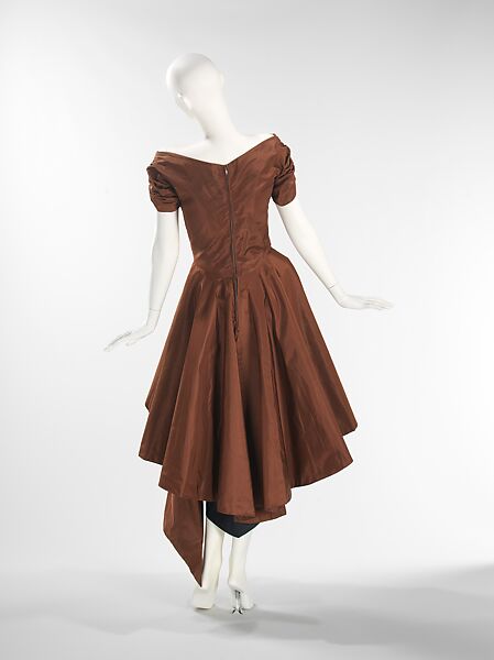 Cocktail dress, Charles James (American, born Great Britain, 1906–1978), silk, American