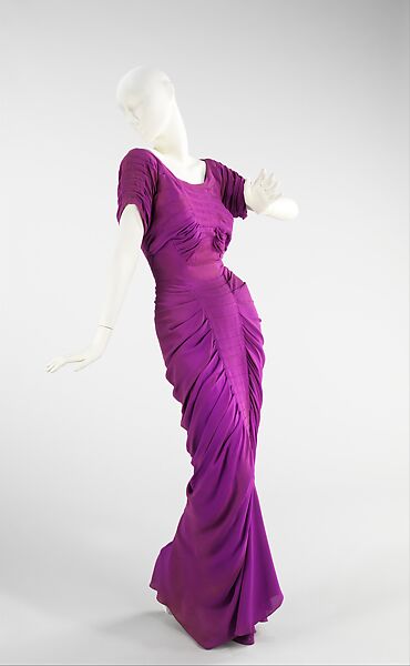 "La Sirène", Charles James (American, born Great Britain, 1906–1978), silk, American 