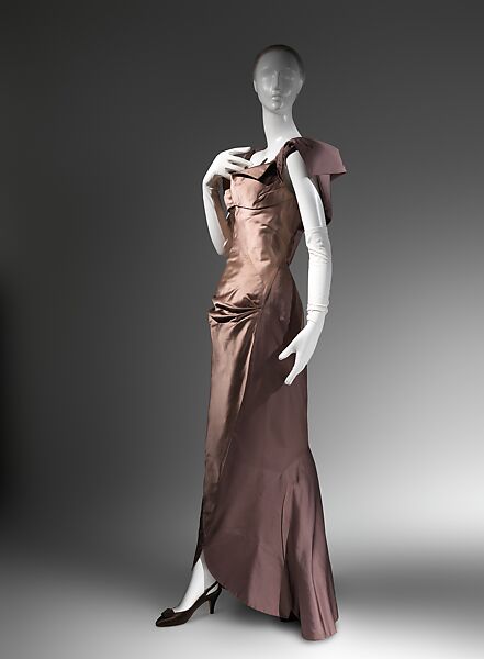 Evening dress, Charles James (American, born Great Britain, 1906–1978), silk, American 