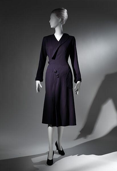 Dress, Charles James  American, wool, American