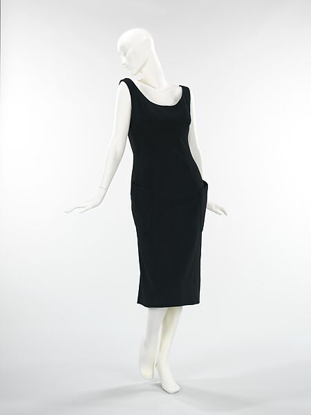 "Pear Shape", Charles James (American, born Great Britain, 1906–1978), wool, silk, American