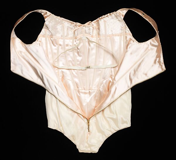 Corset, Charles James (American, born Great Britain, 1906–1978), silk, American