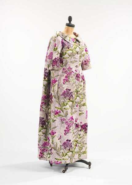 Evening coat, House of Givenchy (French, founded 1952), silk, French 