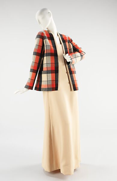 Evening ensemble, James Galanos (American, Philadelphia, Pennsylvania, 1924–2016 West Hollywood, California), wool, American 