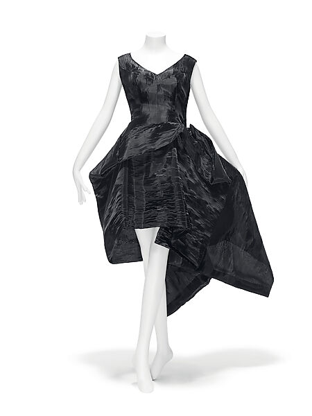 Evening dress, Yohji Yamamoto (Japanese, born Tokyo, 1943), synthetic, Japanese