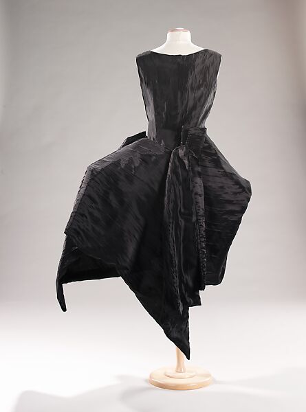 Evening dress, Yohji Yamamoto (Japanese, born Tokyo, 1943), synthetic, Japanese