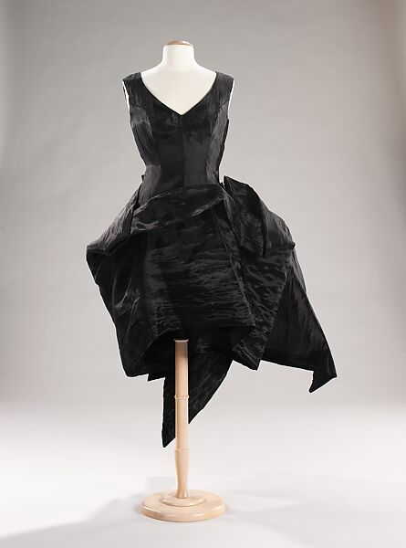 Evening dress, Yohji Yamamoto (Japanese, born Tokyo, 1943), synthetic, Japanese 