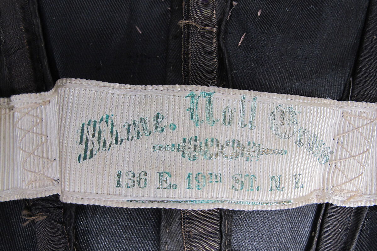 Dress, Franziska Noll Gross (American (born Germany), 1831–1906), silk, metal, American