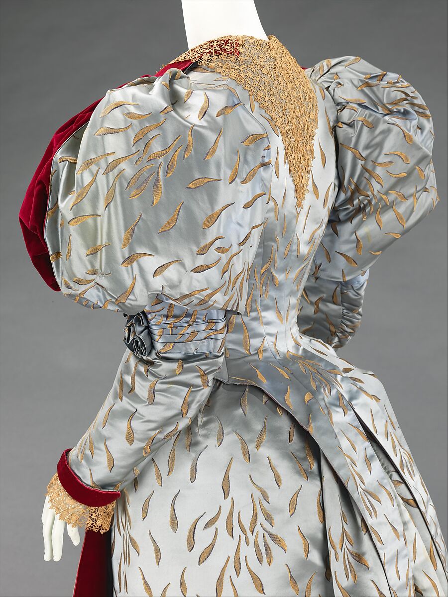 Evening ensemble, House of Worth (French, 1858–1956), silk, linen, metal, French