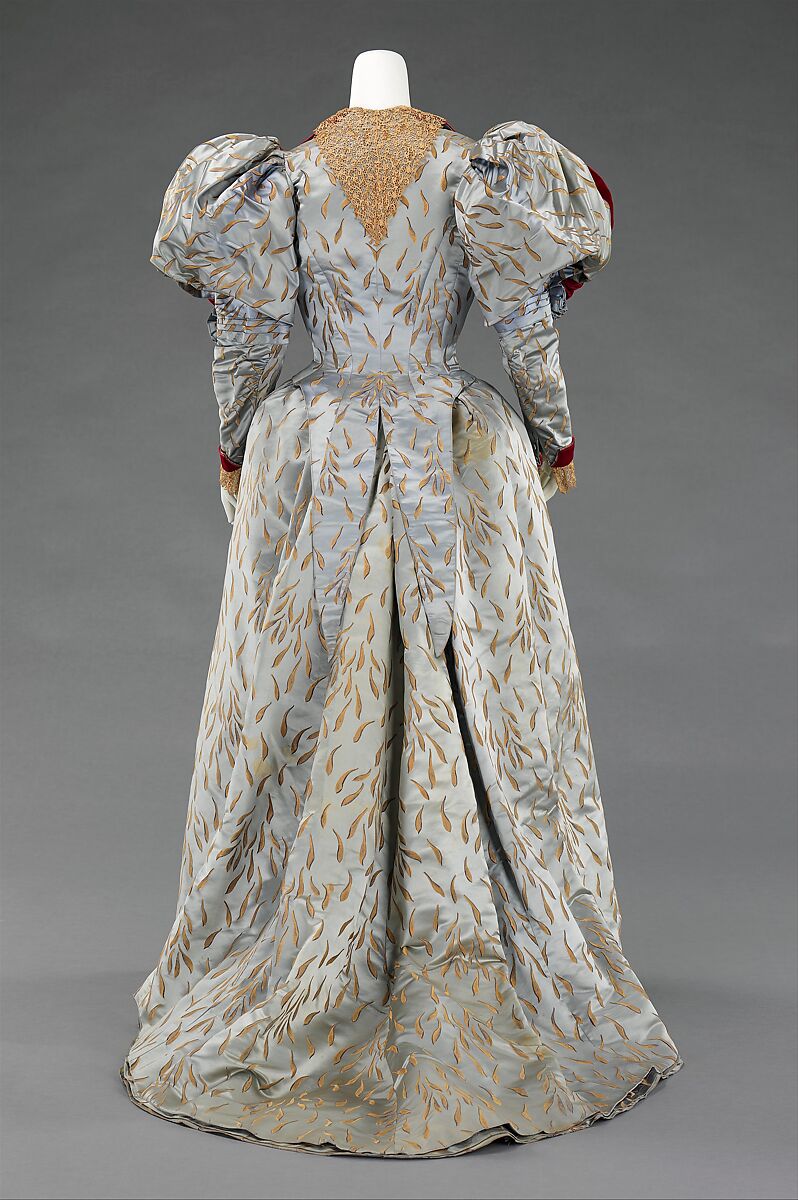 Evening ensemble, House of Worth (French, 1858–1956), silk, linen, metal, French