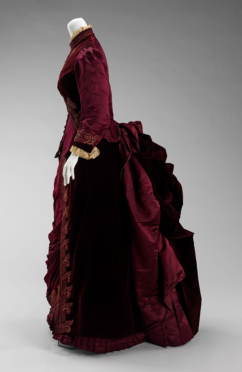 Dress, House of Worth (French, 1858–1956), silk, linen, French