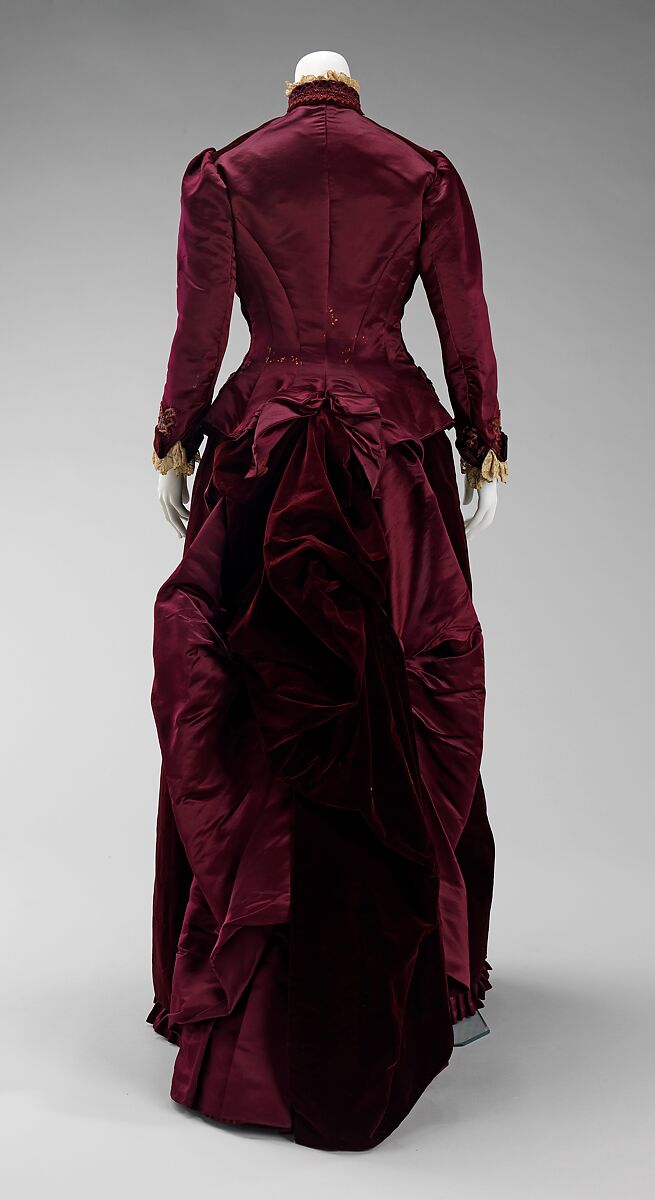 Dress, House of Worth (French, 1858–1956), silk, linen, French