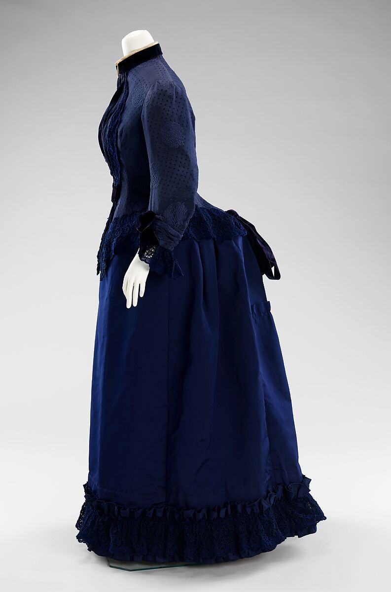 Dress, Maison Pingat (French), silk, cotton, French