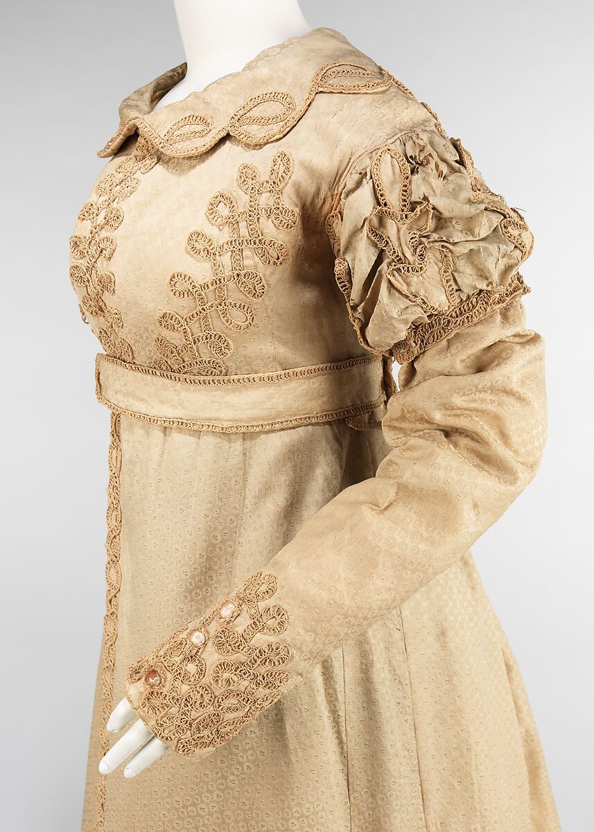 Pelisse, silk, probably American