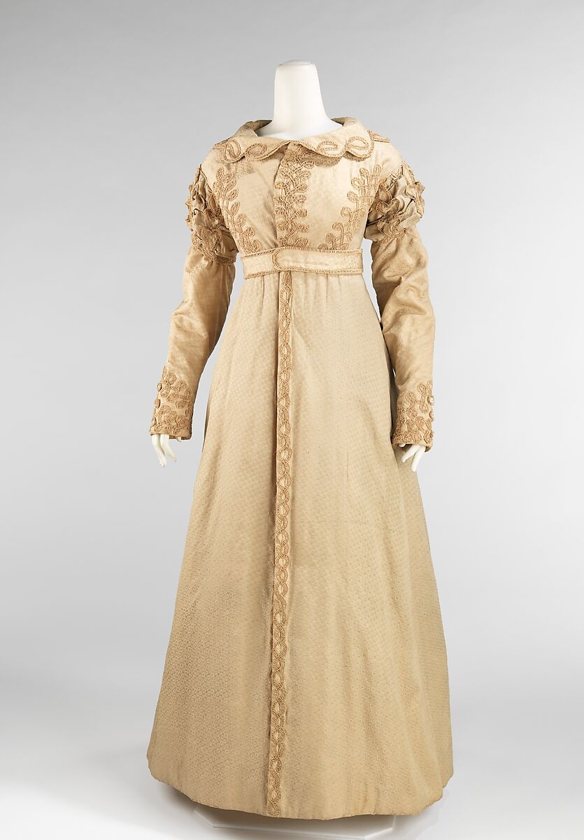 Pelisse, silk, probably American 